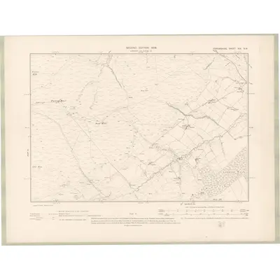 1901 Map of Forfarshire Sheet XIX.SW, 1903 Print