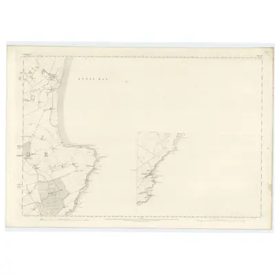 1859 Map of Forfarshire, Sheet XLI (with inset XLVII), 1865 Print