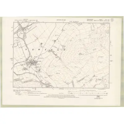 1921 Map of Forfarshire Sheet XLIII.SW, 1926 Print