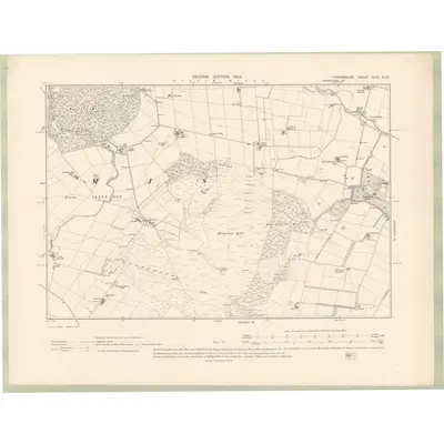 1900 Map of Forfarshire Sheet XLIV.NW, 1903 Print
