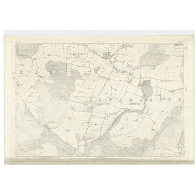 1860 Map of Forfarshire, Sheet XLIV, 1865 Print