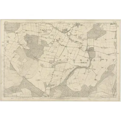 1860 Map of Forfarshire, Sheet XLIV, 1865 Print