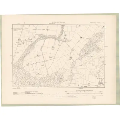 1901 Map of Forfarshire Sheet XLIV.SE, 1903 Print