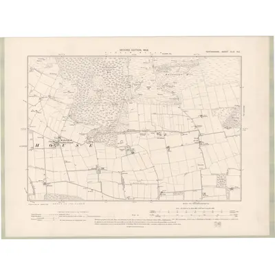 1900 Map of Forfarshire Sheet XLIX.NE, 1903 Print