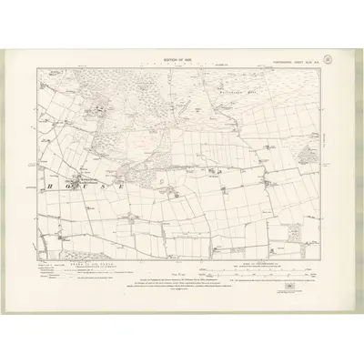 1921 Map of Forfarshire Sheet XLIX.NE, 1926 Print