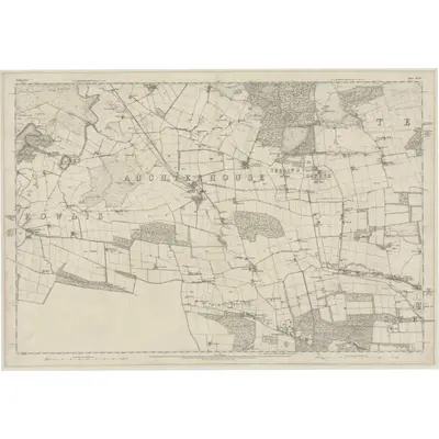 1860 Map of Forfarshire, Sheet XLIX, 1865 Print