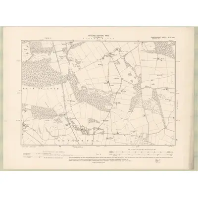 1901 Map of Forfarshire Sheet XLV.NW, 1903 Print