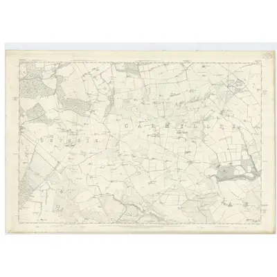 1859 Map of Forfarshire, Sheet XLV, 1865 Print