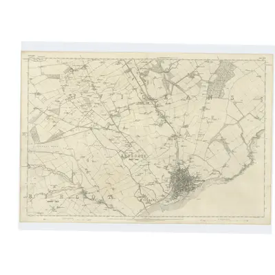 1859 Map of Forfarshire, Sheet XLVI, 1865 Print