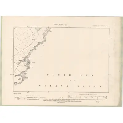 1901 Map of Forfarshire Sheet XLVII.NW, 1903 Print