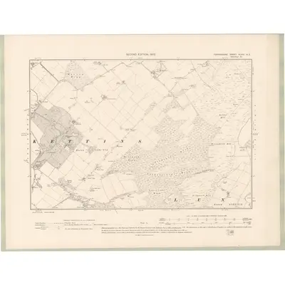 1901 Map of Forfarshire Sheet XLVIII.NE, 1902 Print