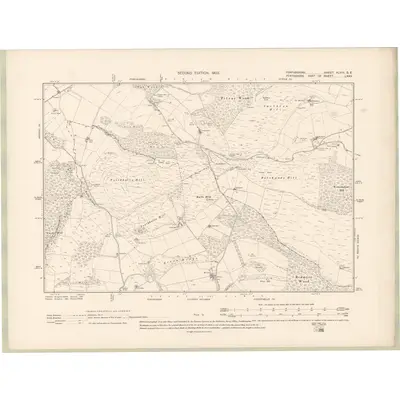 1900 Map of Forfarshire Sheet XLVIII.SE, 1902 Print