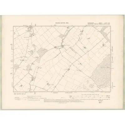 1900 Map of Forfarshire Sheet XLVIII.SW, 1902 Print