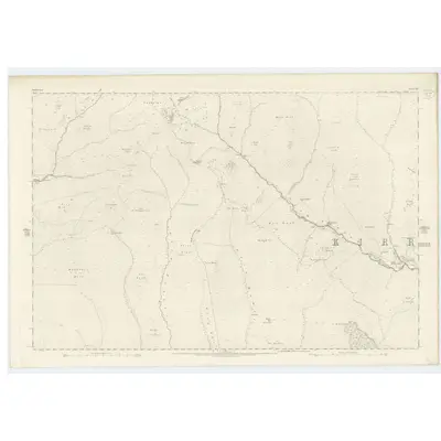 1862 Map of Forfarshire, Sheet XVI, 1865 Print