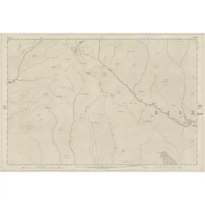 1862 Map of Forfarshire, Sheet XVI, 1865 Print
