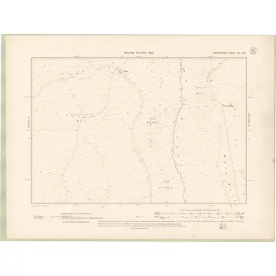 1900 Map of Forfarshire Sheet XVI.SW, 1902 Print