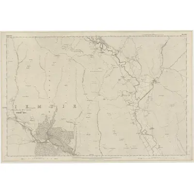 1862 Map of Forfarshire, Sheet XVII, 1865 Print