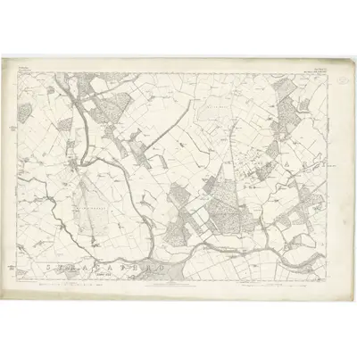 1862 Map of Forfarshire, Sheet XX, 1865 Print