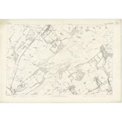 1862 Map of Forfarshire, Sheet XXI, 1865 Print