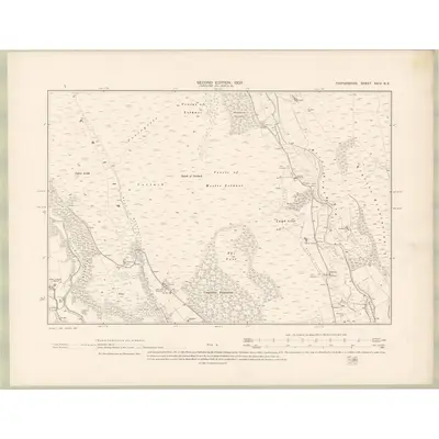 1900 Map of Forfarshire Sheet XXIV.NE, 1903 Print