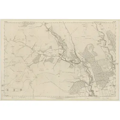 1862 Map of Forfarshire, Sheet XXIV, 1865 Print