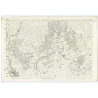 1862 Map of Forfarshire, Sheet XXV, 1865 Print
