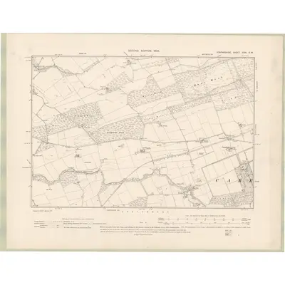1901 Map of Forfarshire Sheet XXVI.SW, 1903 Print
