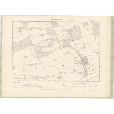 1901 Map of Forfarshire Sheet XXVII.SE, 1903 Print