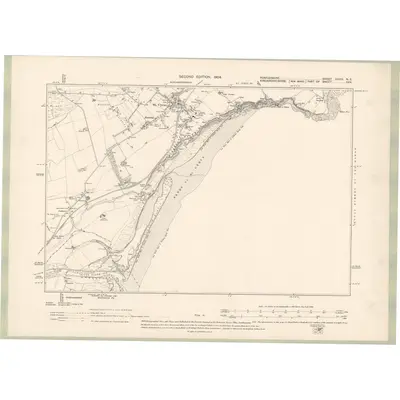 1901 Map of Forfarshire Sheet XXVIII.NE, 1904 Print