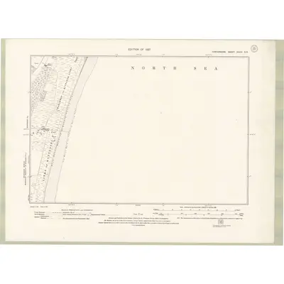 1923 Map of Forfarshire Sheet XXVIII.SE, 1927 Print