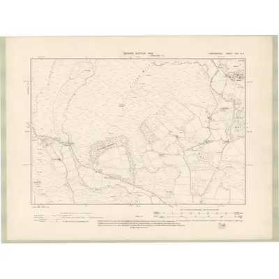 1900 Map of Forfarshire Sheet XXX.NE, 1902 Print