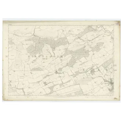 1862 Map of Forfarshire, Sheet XXXI, 1865 Print