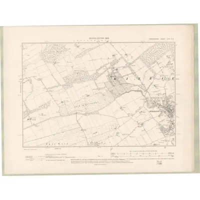 1901 Map of Forfarshire Sheet XXXI.SE, 1902 Print