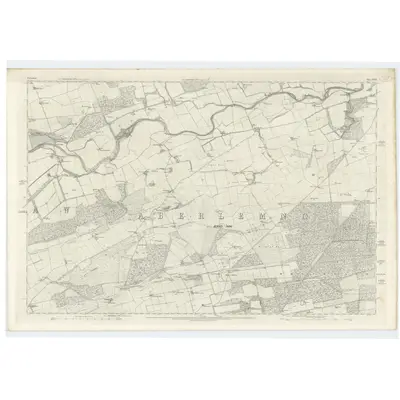 1861 Map of Forfarshire, Sheet XXXIII, 1865 Print
