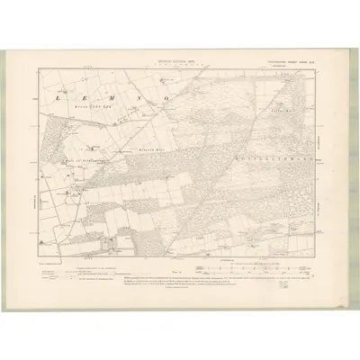 1901 Map of Forfarshire Sheet XXXIII.SE, 1903 Print