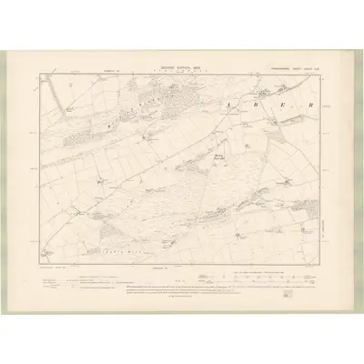 1901 Map of Forfarshire Sheet XXXIII.SW, 1903 Print