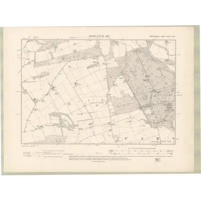 1901 Map of Forfarshire Sheet XXXIV.NW, 1903 Print
