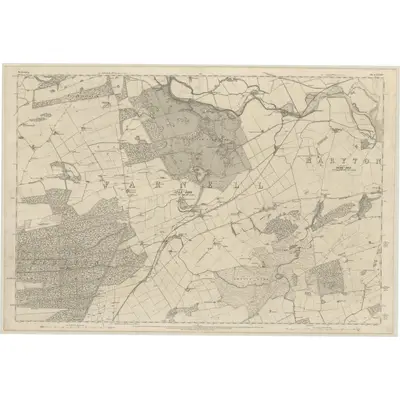1861 Map of Forfarshire, Sheet XXXIV, 1865 Print