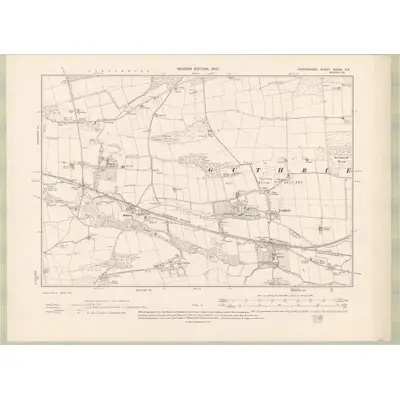 1901 Map of Forfarshire Sheet XXXIX.NE, 1903 Print