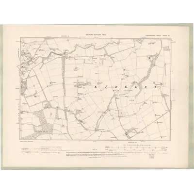 1901 Map of Forfarshire Sheet XXXIX.SE, 1903 Print