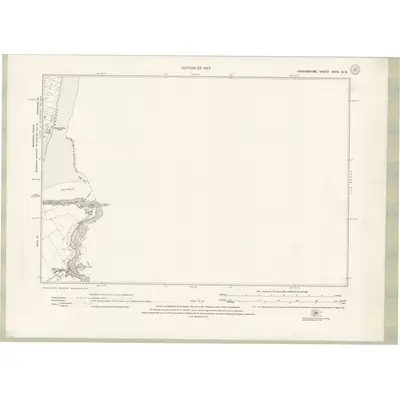 1922 Map of Forfarshire Sheet XXXV.NE, 1927 Print