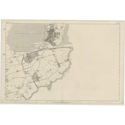 1861 Map of Forfarshire, Sheet XXXV, 1865 Print