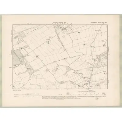 1900 Map of Forfarshire Sheet XXXVII.NE, 1903 Print