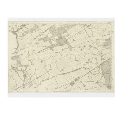 1861 Map of Forfarshire, Sheet XXXVII, 1865 Print