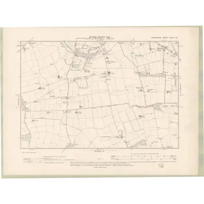 1901 Map of Forfarshire Sheet XXXVIII.SE, 1903 Print