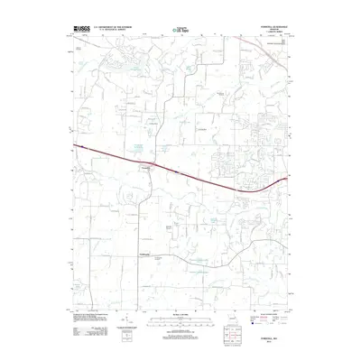 2012 Map of Foristell, 2012 Print