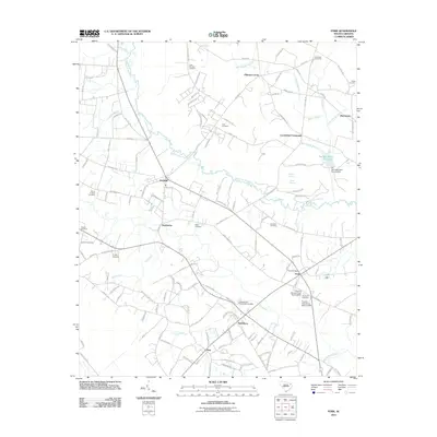 2011 Map of Fork, 2011 Print