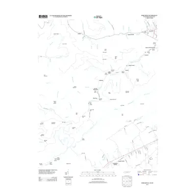 2013 Map of Fork Ridge, 2013 Print