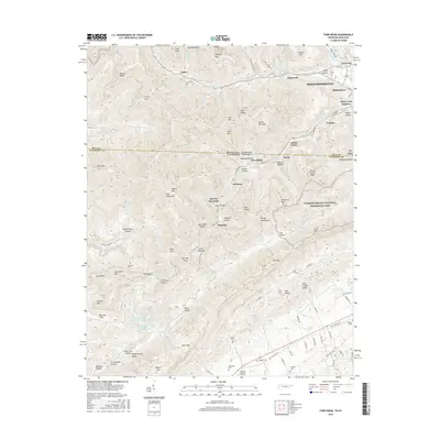 2016 Map of Fork Ridge, 2016 Print