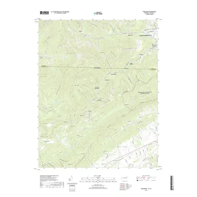2019 Map of Fork Ridge, 2019 Print